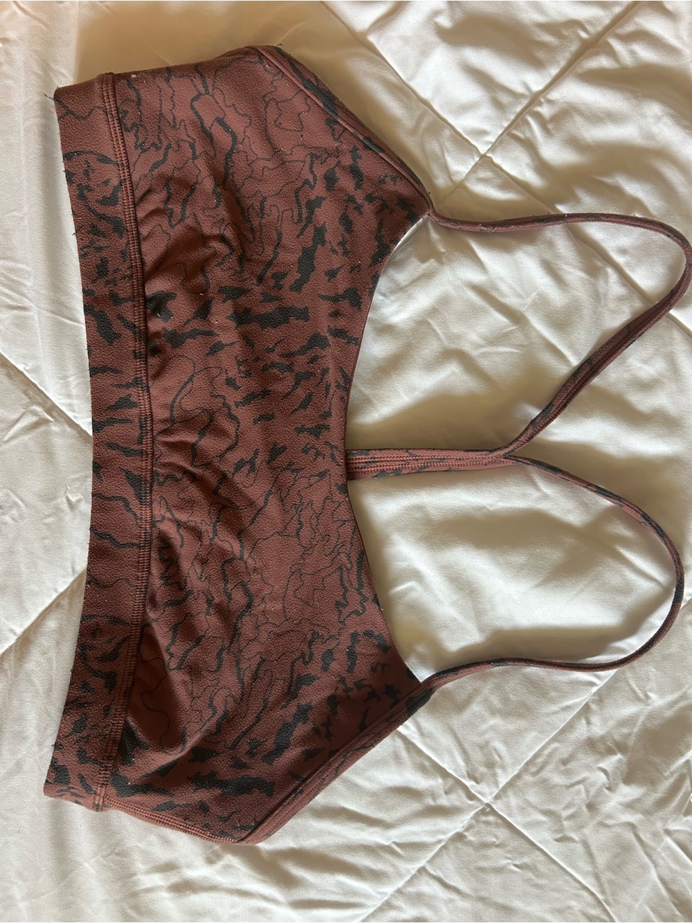 Lululemon flow Y bra -ancient copper